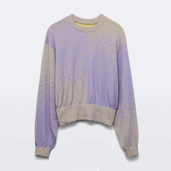 Floating Points Sweatshirt - Purple / Yellow - Picture 4 of 4